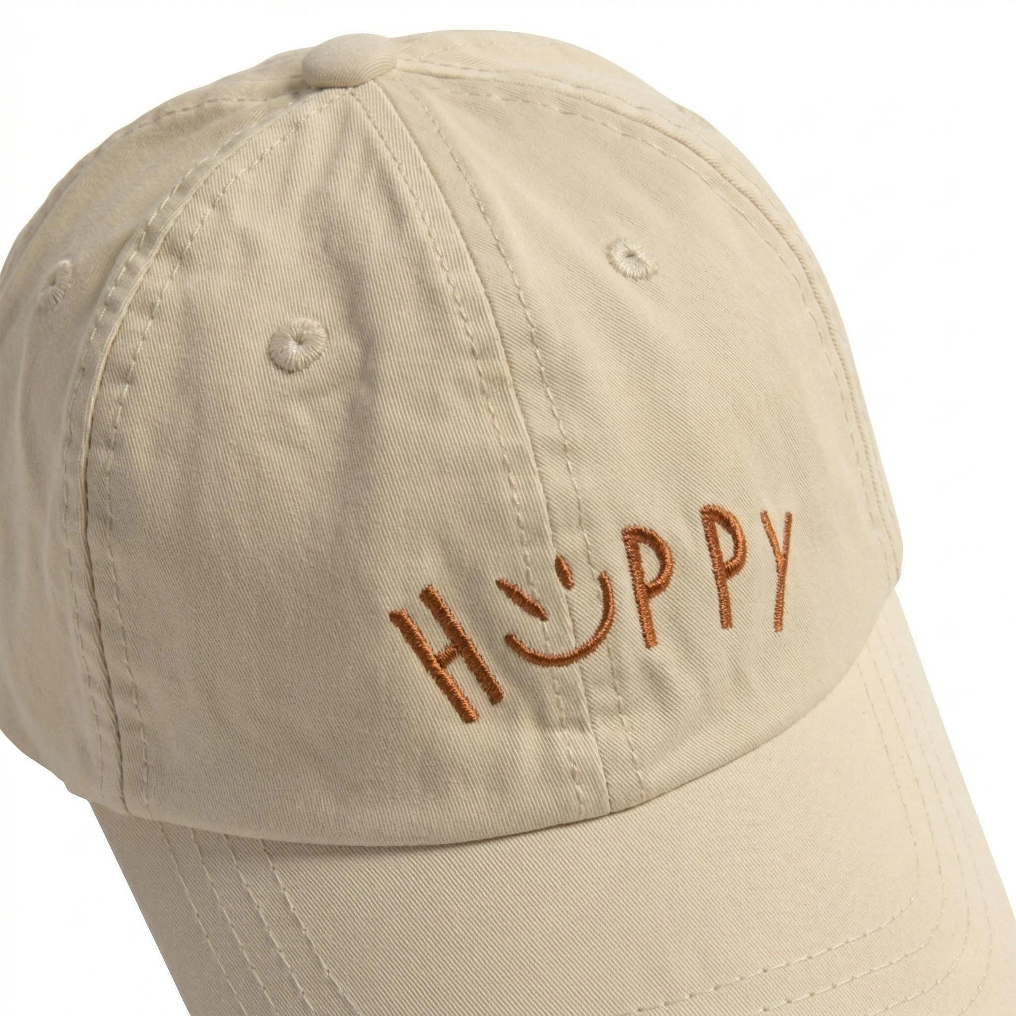 Anna-Kaci Women's Embroidered Smile Baseball Cap Adjustable Cotton Dad Hat Casual Cute Everyday