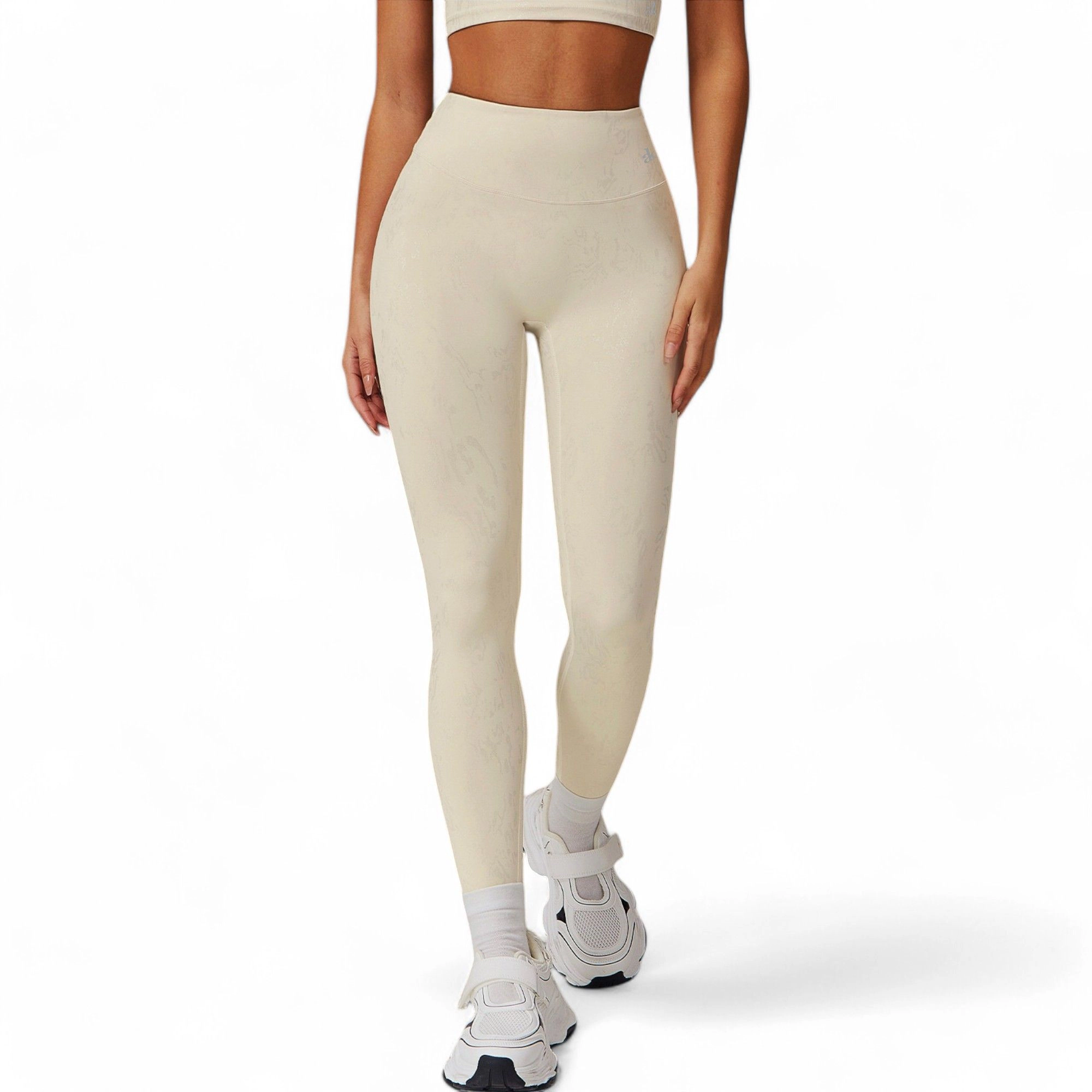 Anna-Kaci Active Women's High-Waist Textured Seamless Leggings