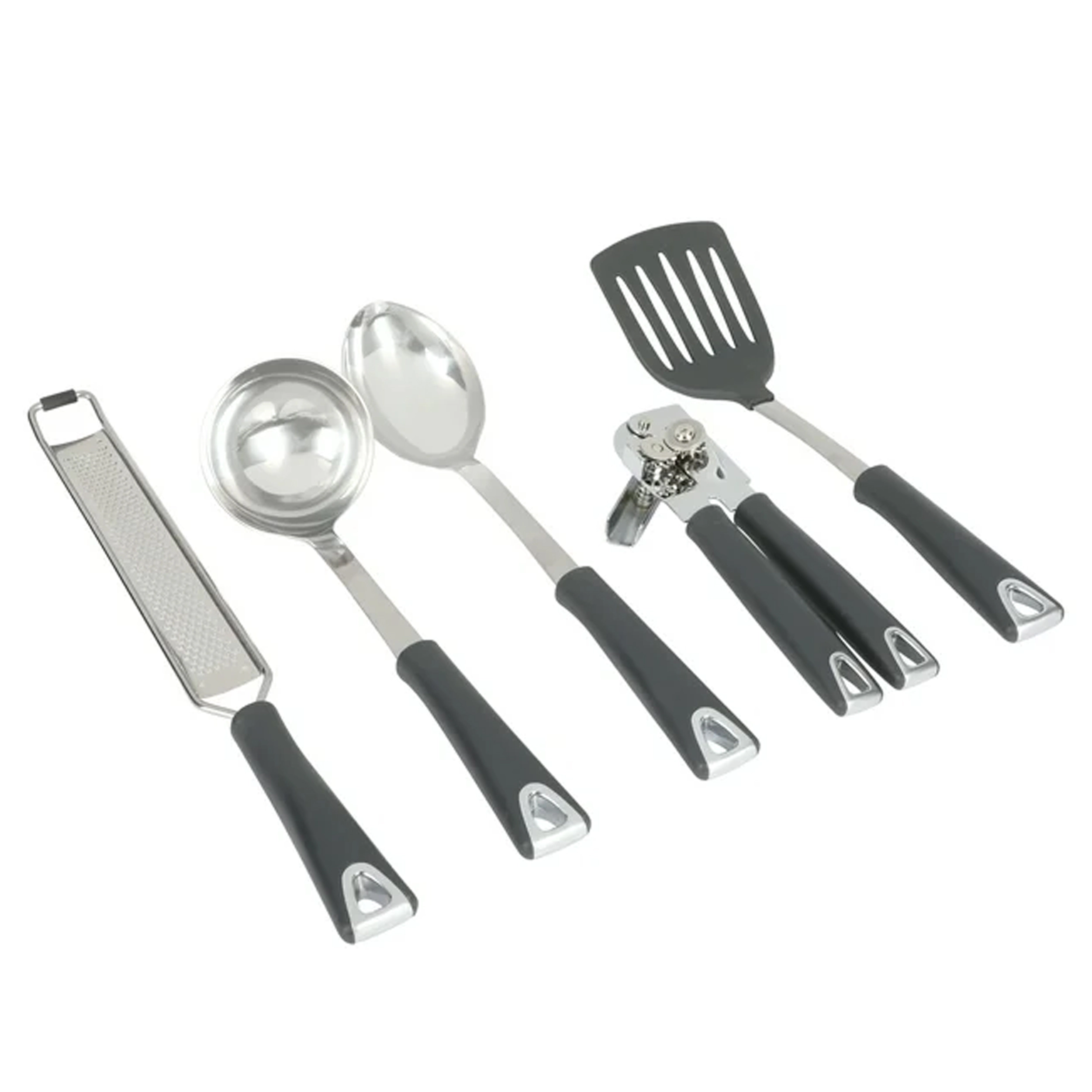 Martha Stewart Everyday 18 Piece Stainless Steel and Wood Assorted Gadget Set