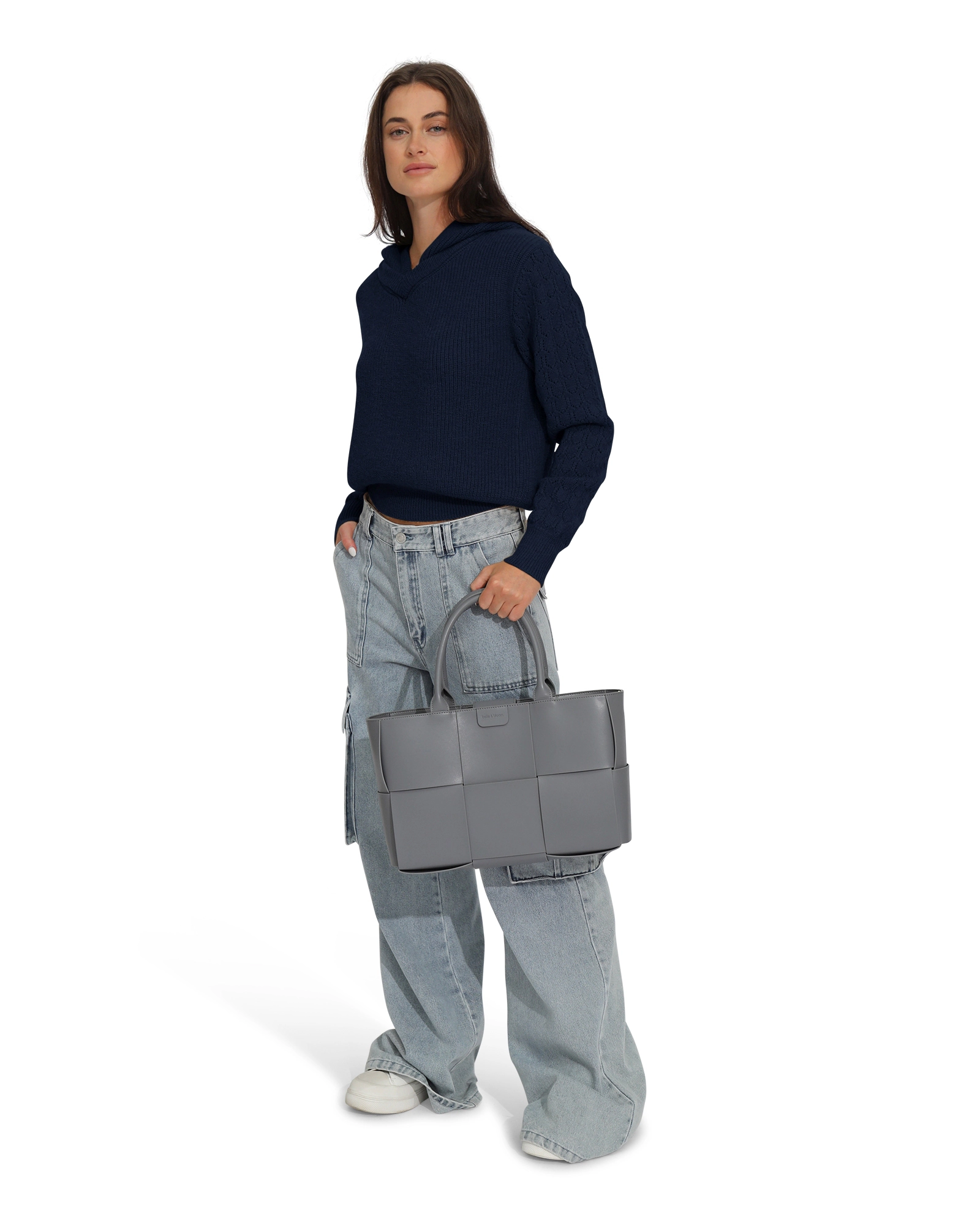 Belle & Bloom Womens On the Run Knitted Hoodie