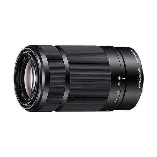 Sony E 55-210mm f/4.5-6.3 OSS E-Mount Lens Black