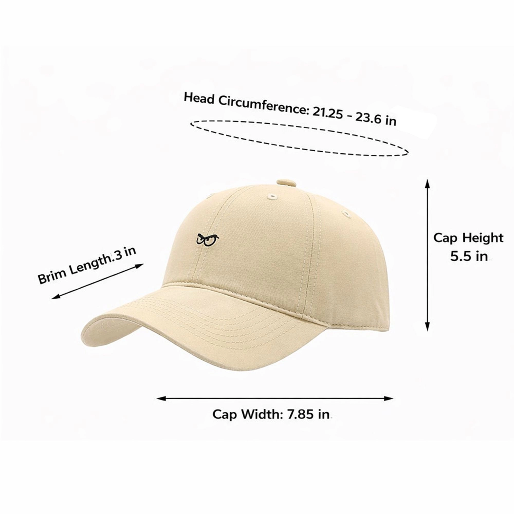 Anna-Kaci Women's Cotton Baseball Cap Adjustable Strap Lightweight Embroidered Casual Everyday Hat