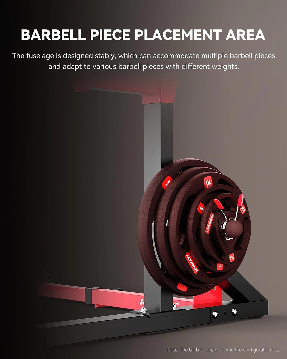 HARISON Adjustable Squat Rack for Home Gym, 650 LB Half Rack with Pull-Up & Dip Stations