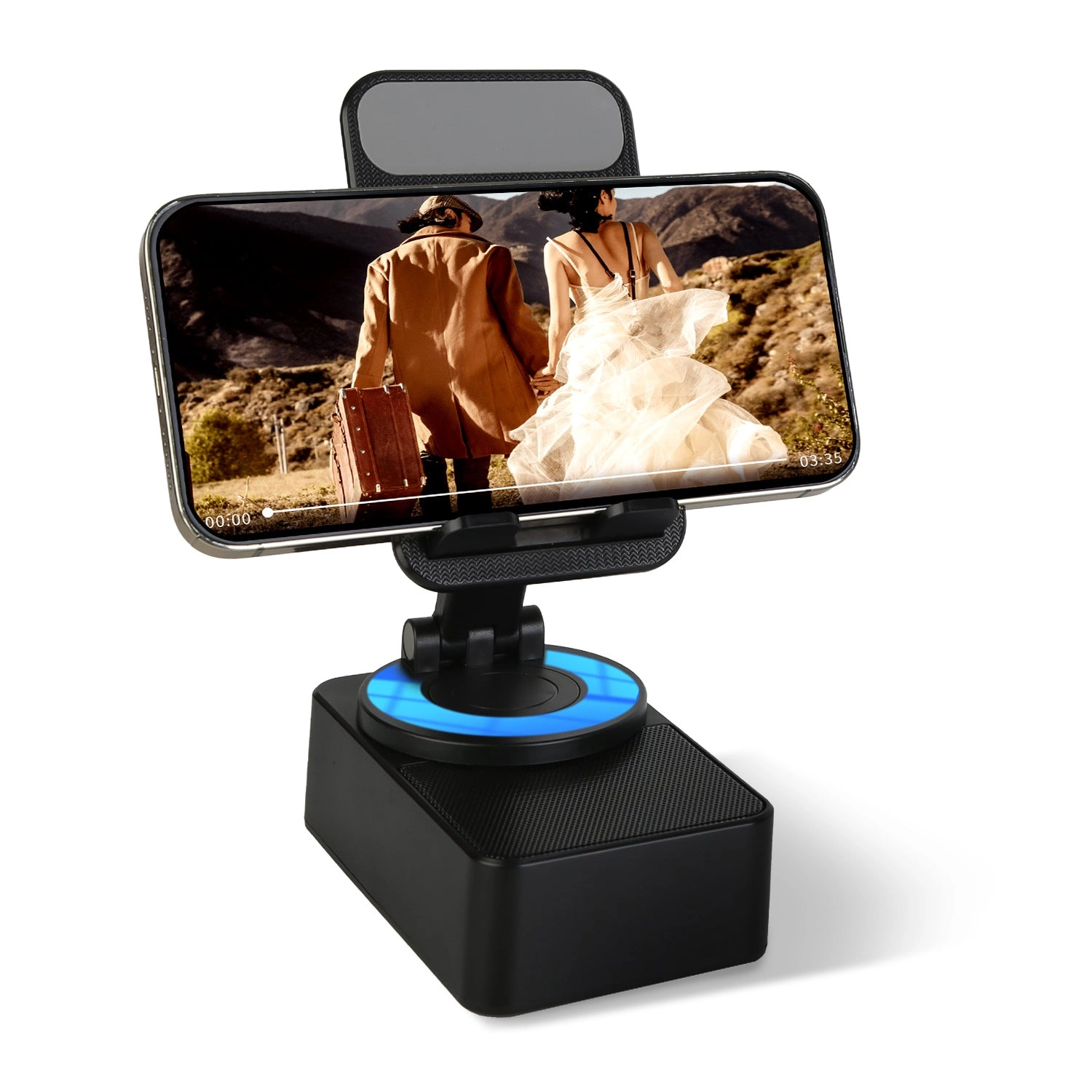 GBruno 4-in-1 Foldable Wireless Speaker Phone Stand