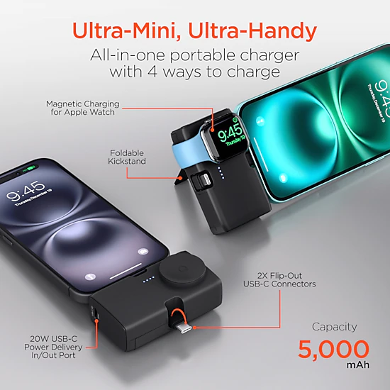 HyperGear Power Pack Nano 5000mAh Power Bank