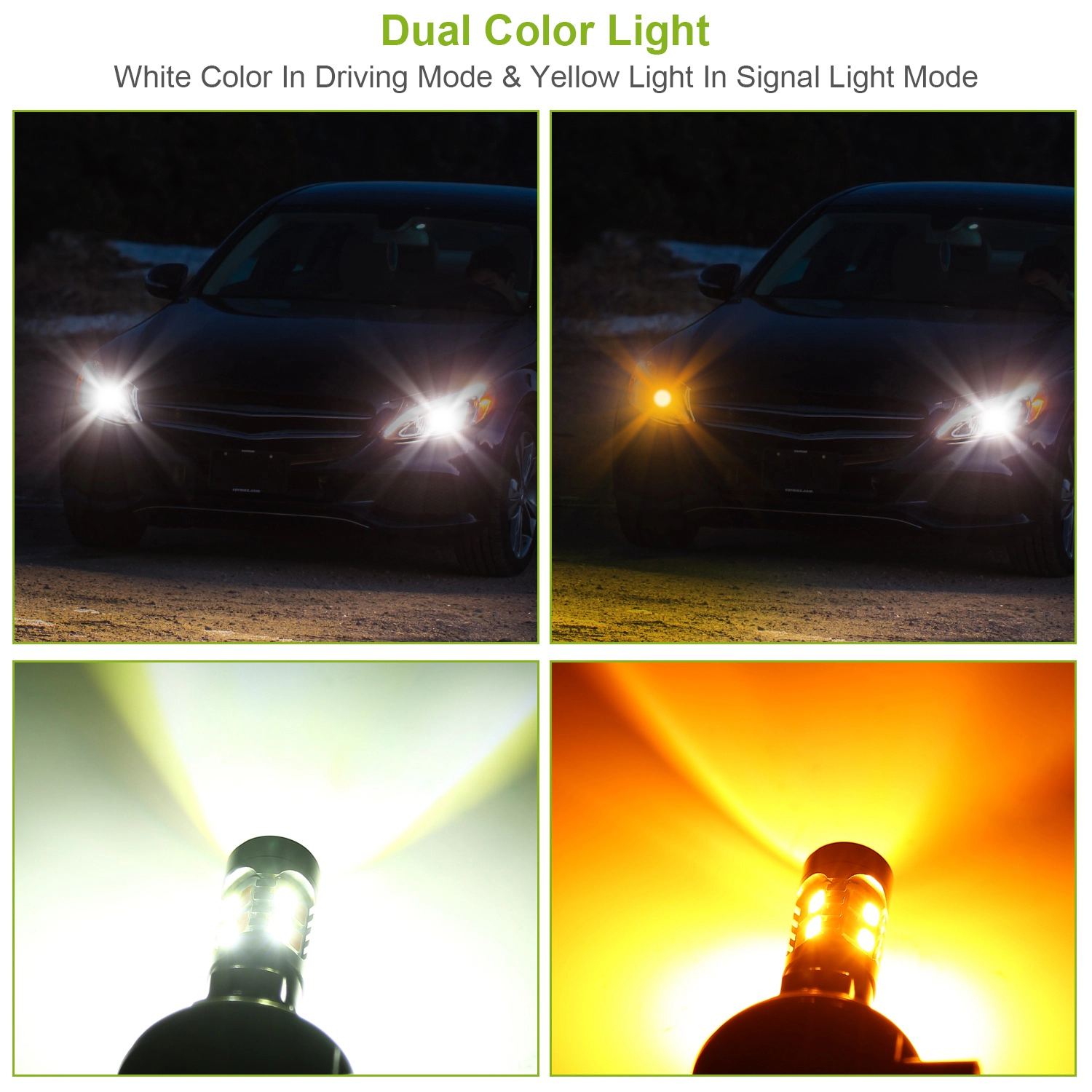 GBruno T25 3157 LED Turn Signal Light Bulbs Kit