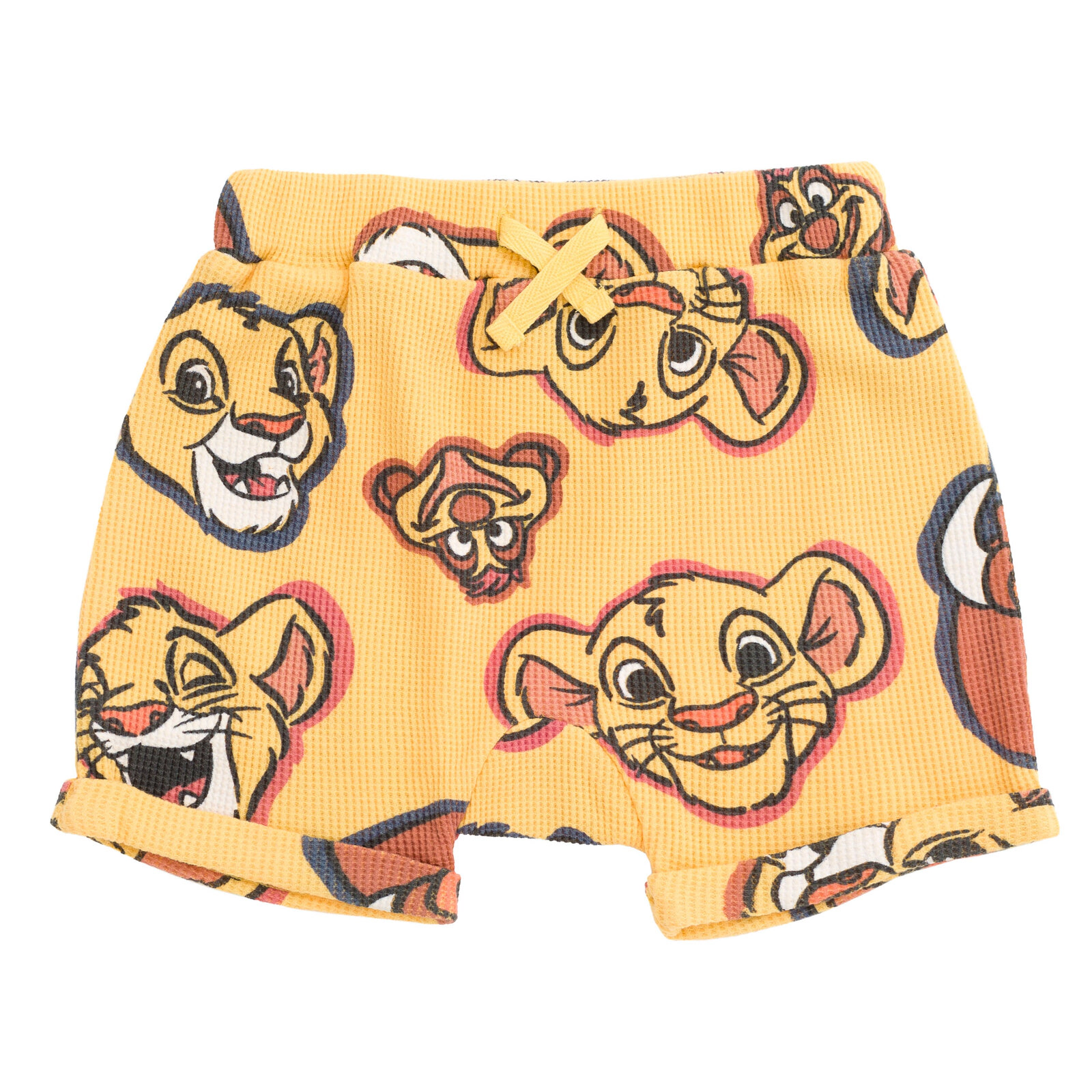 Disney Boys' 2-Piece Waffle Hooded Tee and Shorts Set