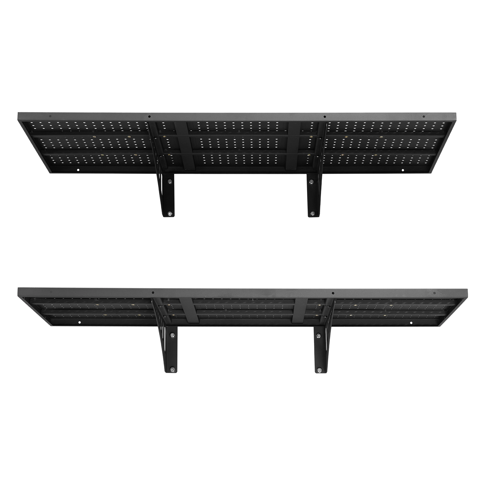 HONGGE Heavy Duty Wall Garage Shelving Steel Wall Mounted Shelving Unit Per Shelf Floating Storage Metal Rack for