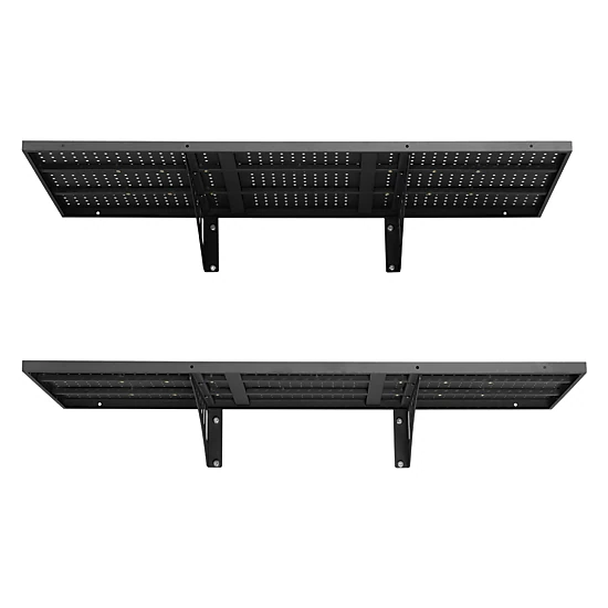HONGGE Heavy Duty Wall Garage Shelving Steel Wall Mounted Shelving Unit Per Shelf Floating Storage Metal Rack for