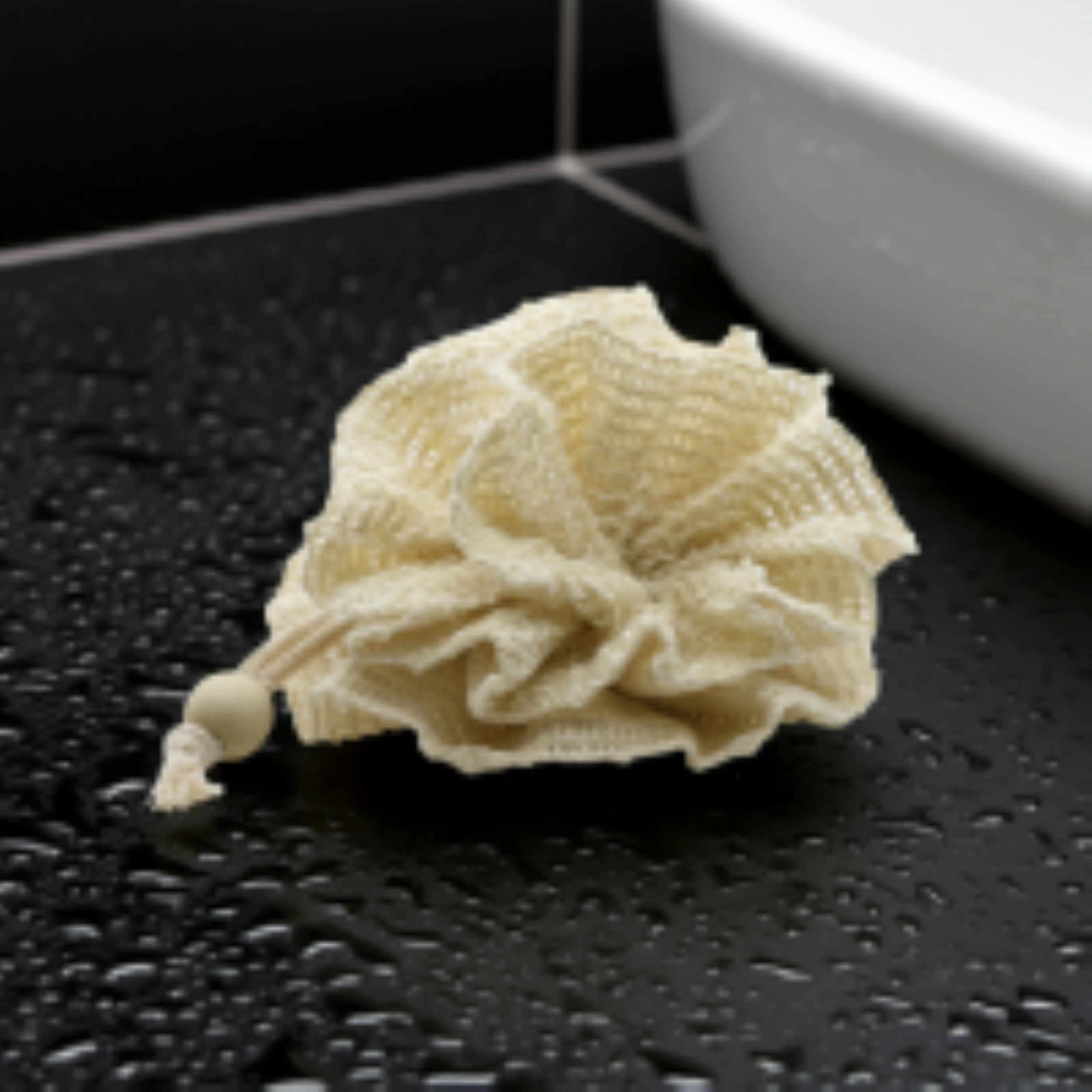 Plantlife Cotton Bath Pouf - Reusable Shower Scrubber