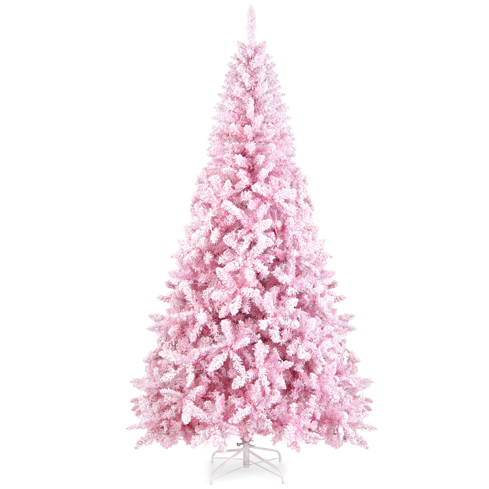 LJG 7.5 Feet Flocked Christmas Tree