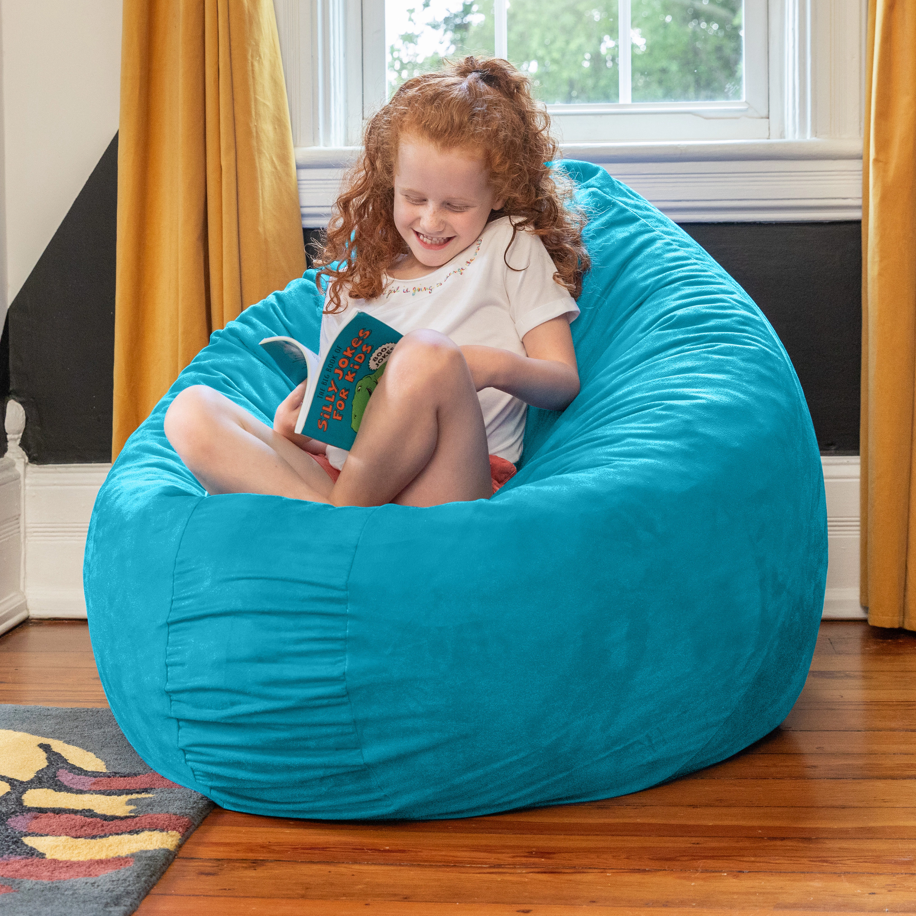 Jaxx Cocoon 4 Foot Bean Bag Chair and Crash Pad