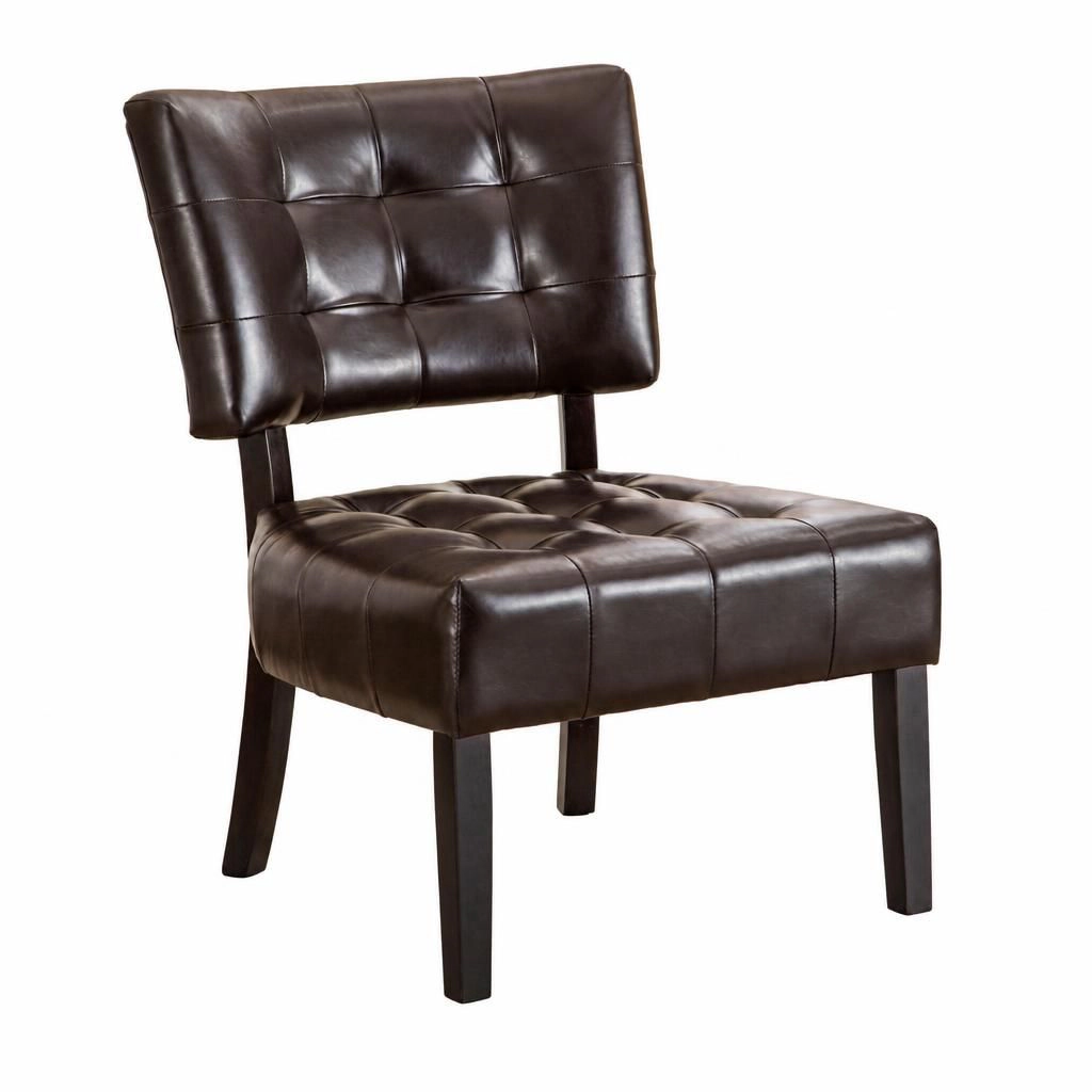 GOODSILO Solid Wood Upholstered Accent Chair for Indoor Seating