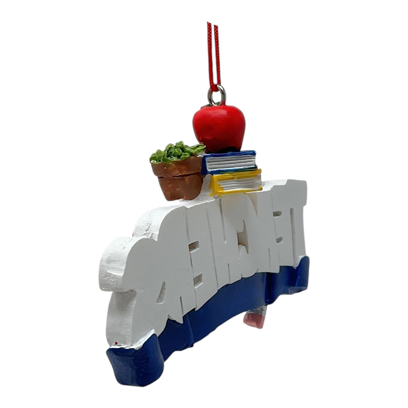 Kurt Adler Teachers Change the World Resin Christmas Tree Ornament 3.25 inch Long