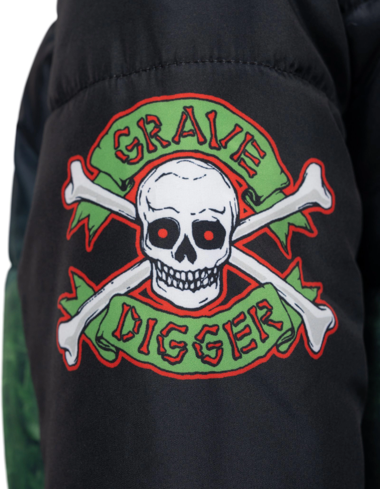 Monster Jam Boys' Hooded Puffer Jacket