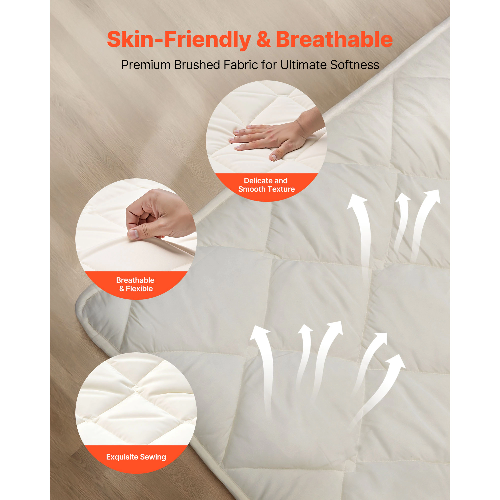 HONGGE Japanese Tatami Mat Foldable Japanese Tatami Mattress Futon Mattress with Storage Bag & Fastener 9-Layer Floor