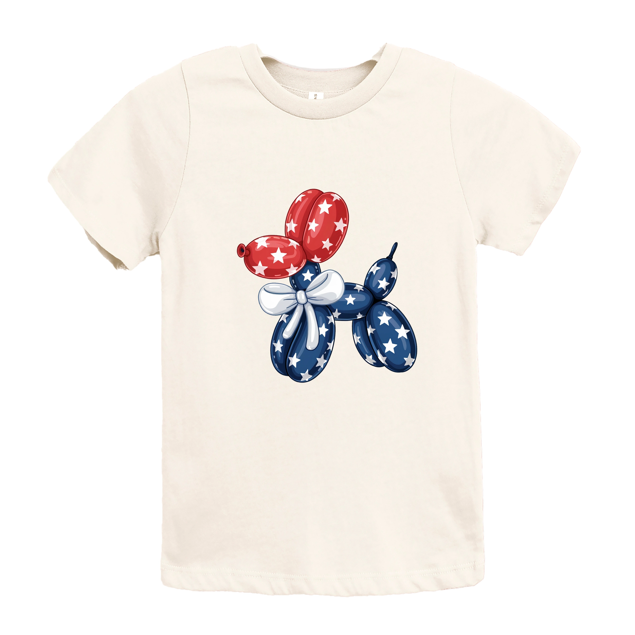 The Juniper Shop - 4th Of July Balloon Dog Youth Short Sleeve Graphic T-Shirt