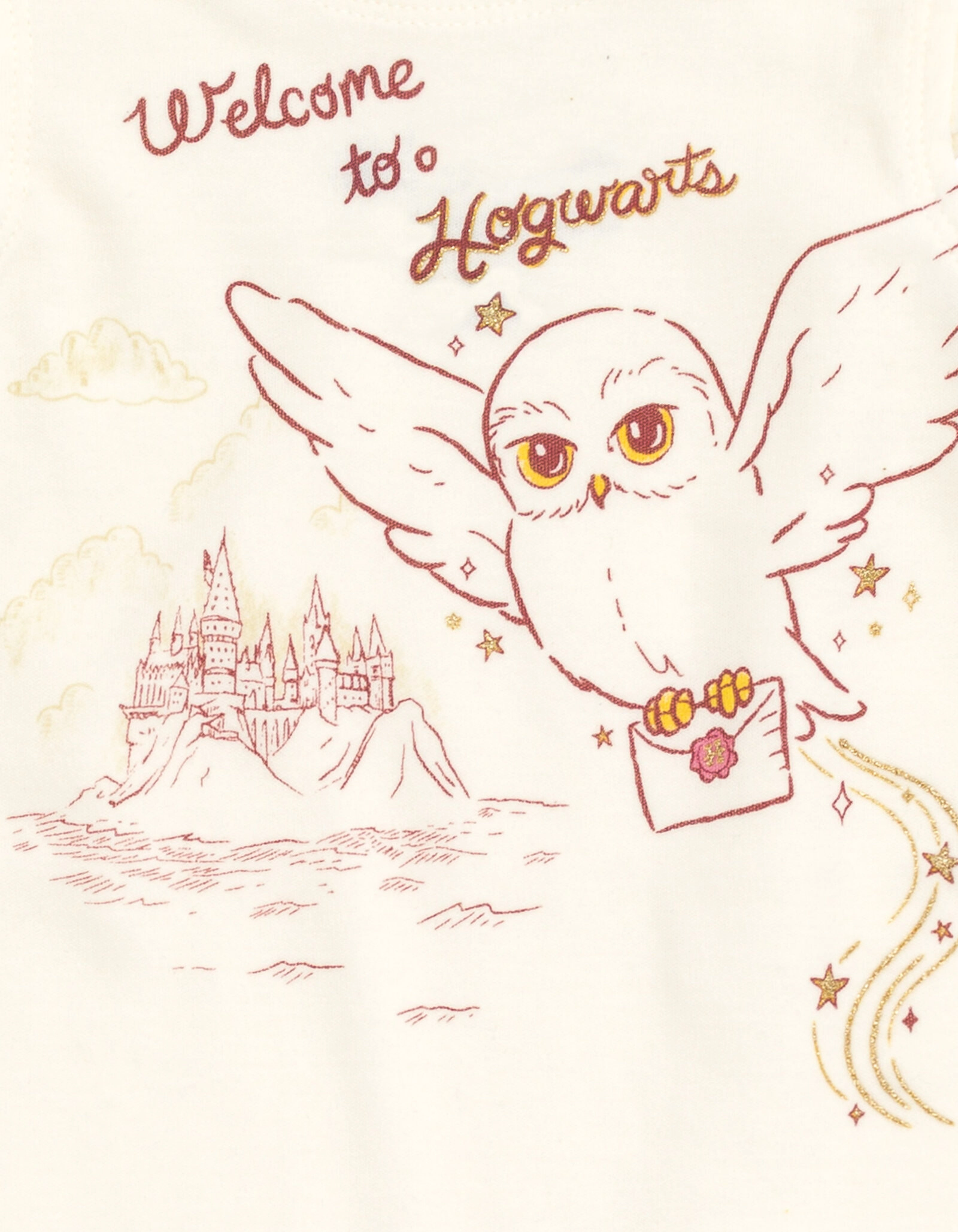 Harry Potter Hedwig Girls' 2-Piece Sleeveless Romper and Headband Set