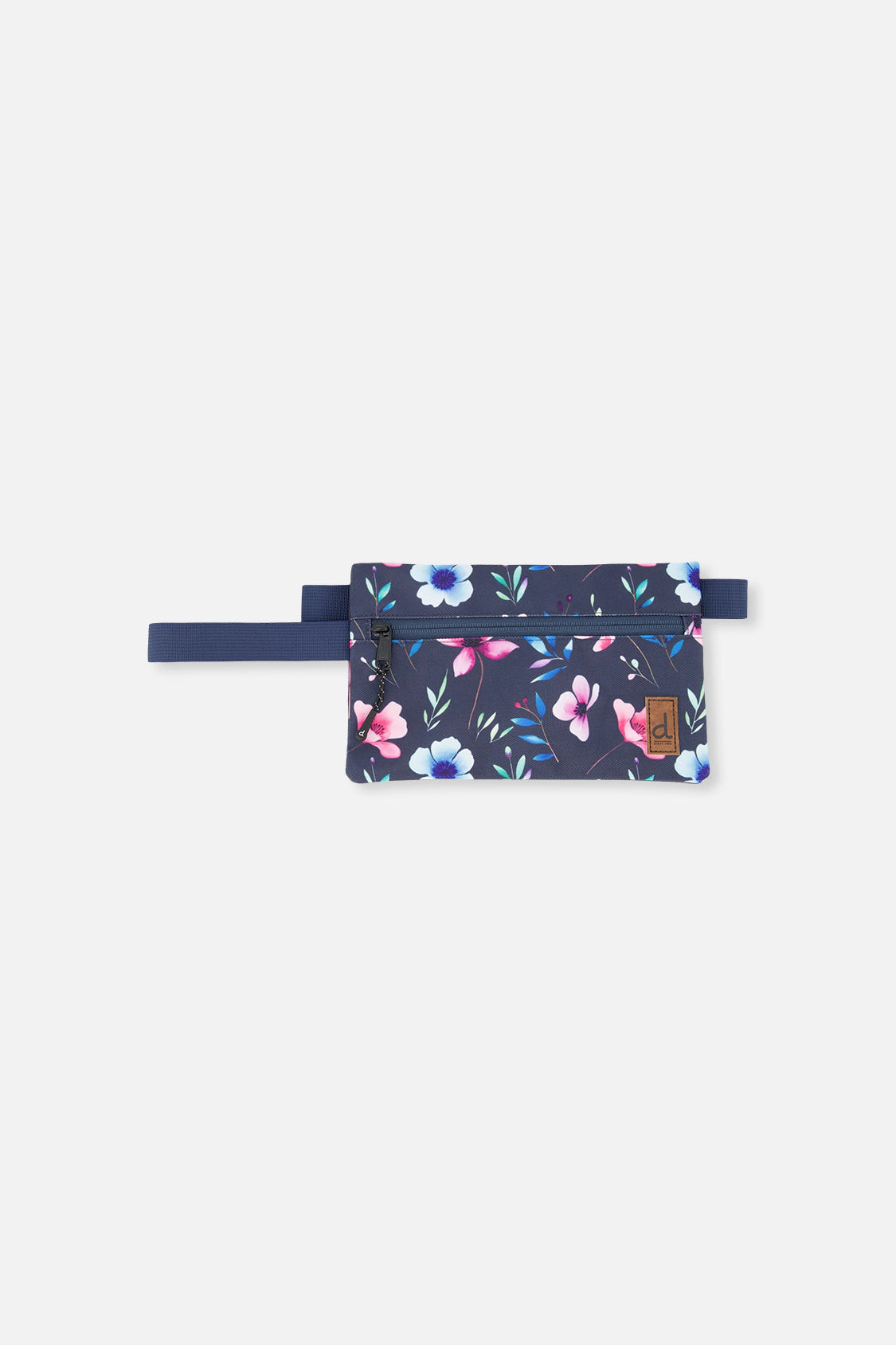 Deux par Deux Girls Floral Print Double-Compartment Pencil Case