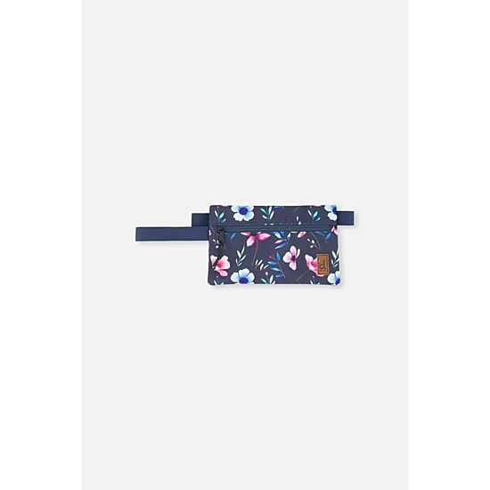 Deux par Deux Girls Floral Print Double-Compartment Pencil Case