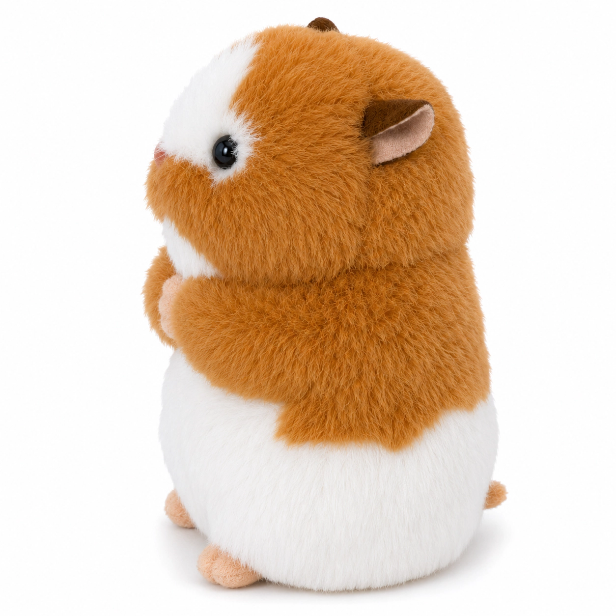 Auswella Plush Hadley: Your Charming Brown and White Syrian Hamster Companion