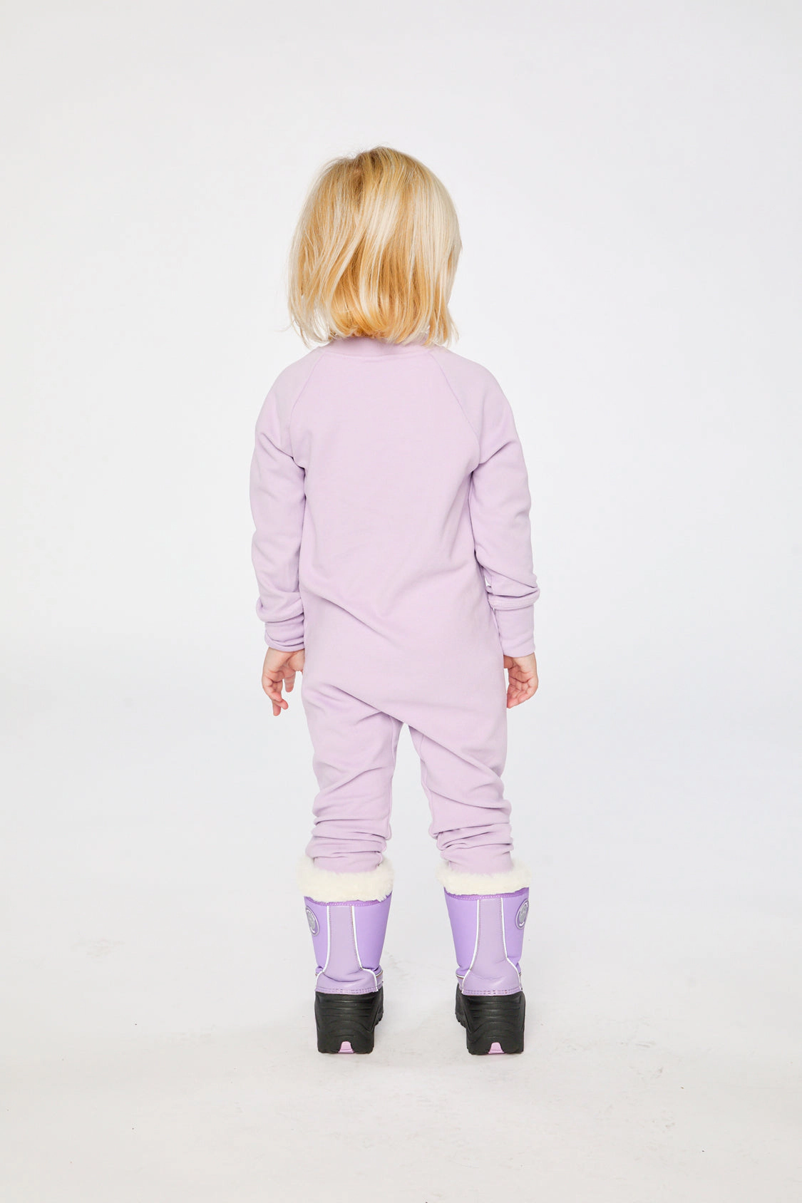 Deux par Girls One Piece Asymmetric Zip Thermal Underwear