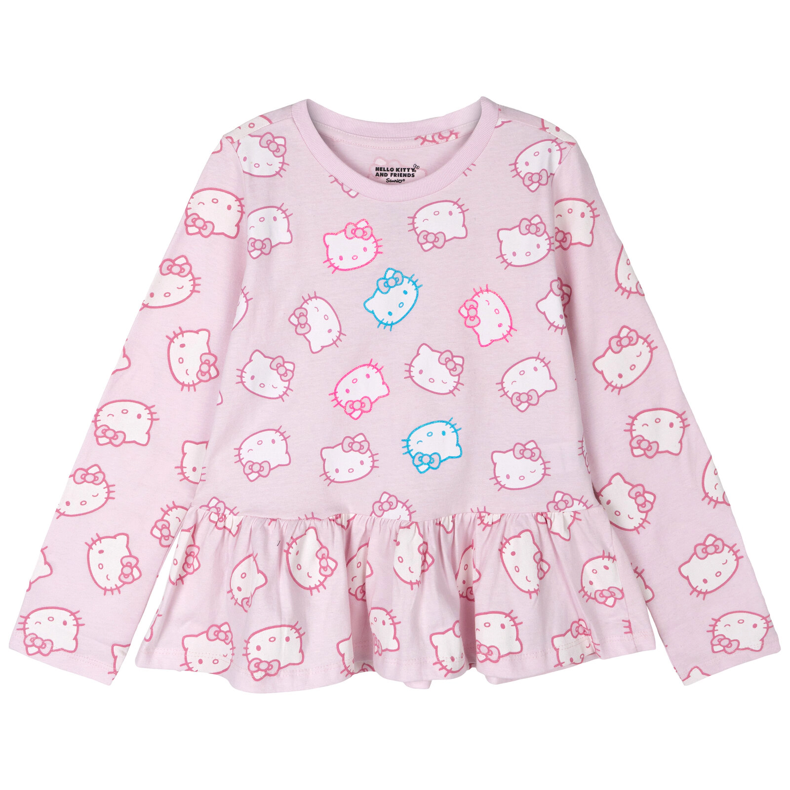 Hello Kitty Girls' 3-Pack Long Sleeve Tees