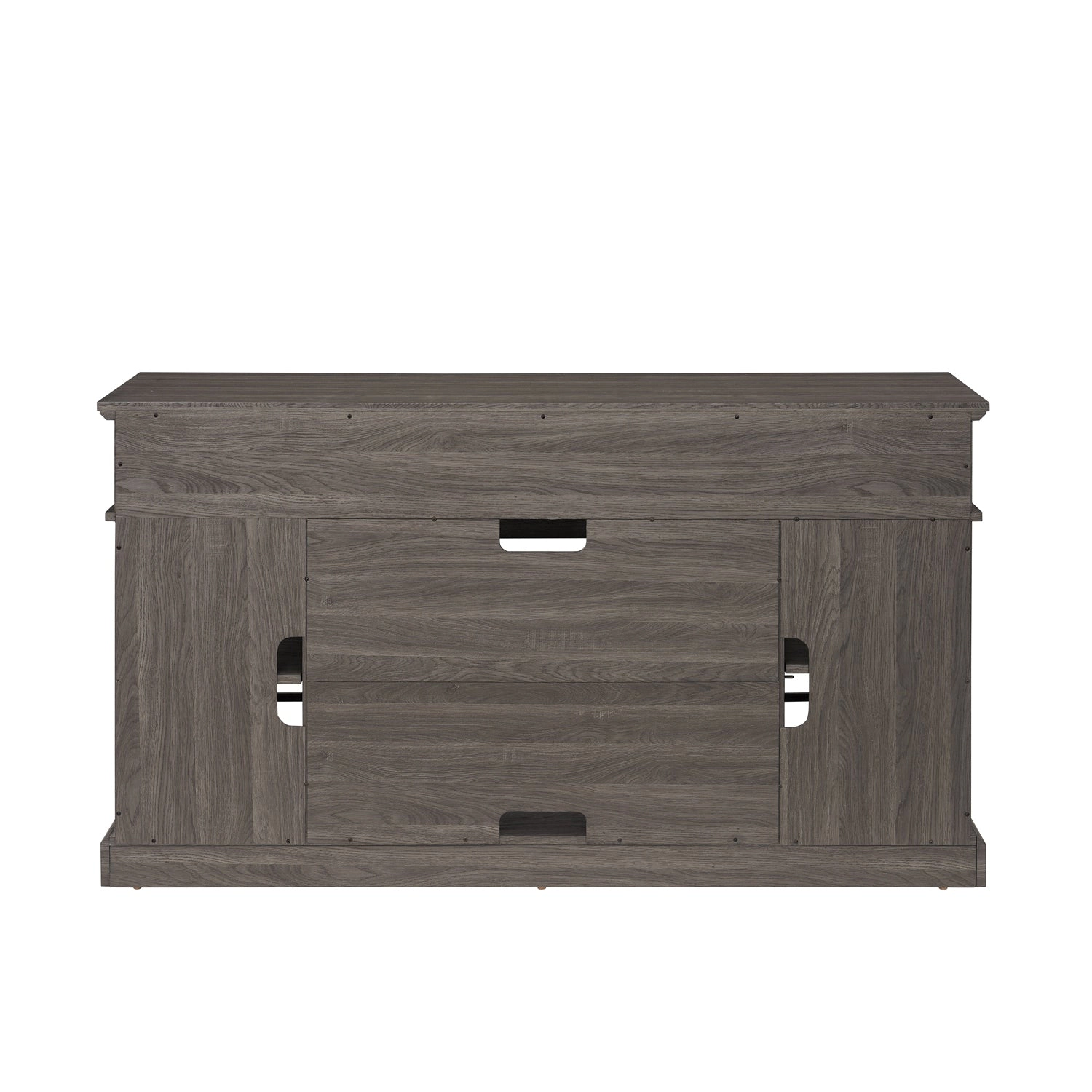 GBruno 58-Inch TV Stand With Glass Door Cabinets