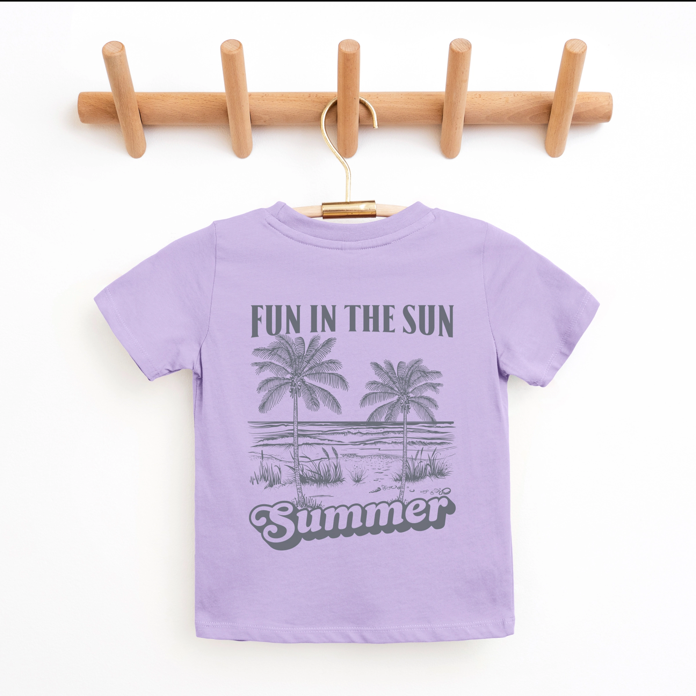 The Juniper Shop - Fun Sun Summer Front And Back Design Youth Short Sleeve Graphic T-Shirt