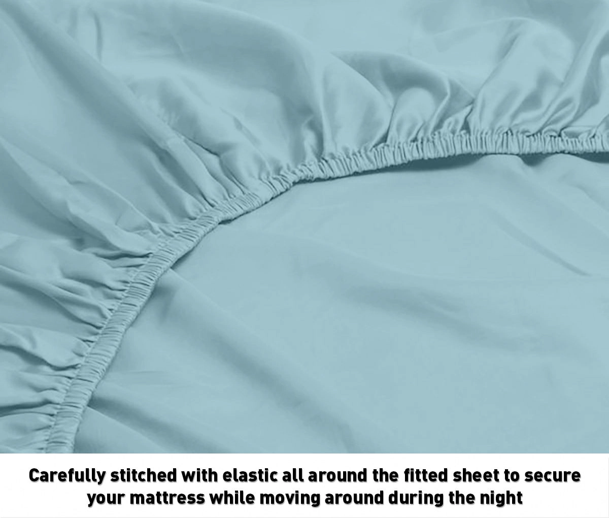 HSH Dream Milano Collection 1000 TC Solid Egyptian Quality Cotton Sheets Deep Pocket Luxury Bed Set