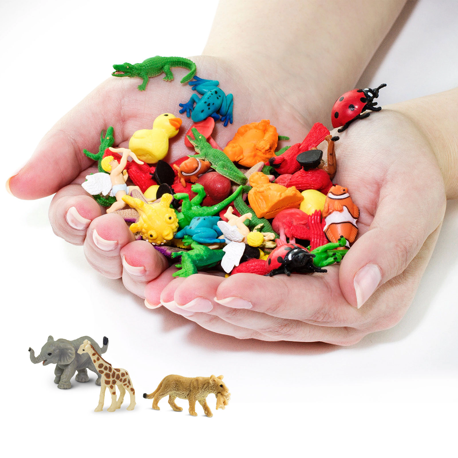 Safari Ltd. - Savanna Fun Pack - 8 Mini Toy Figurines for Kids