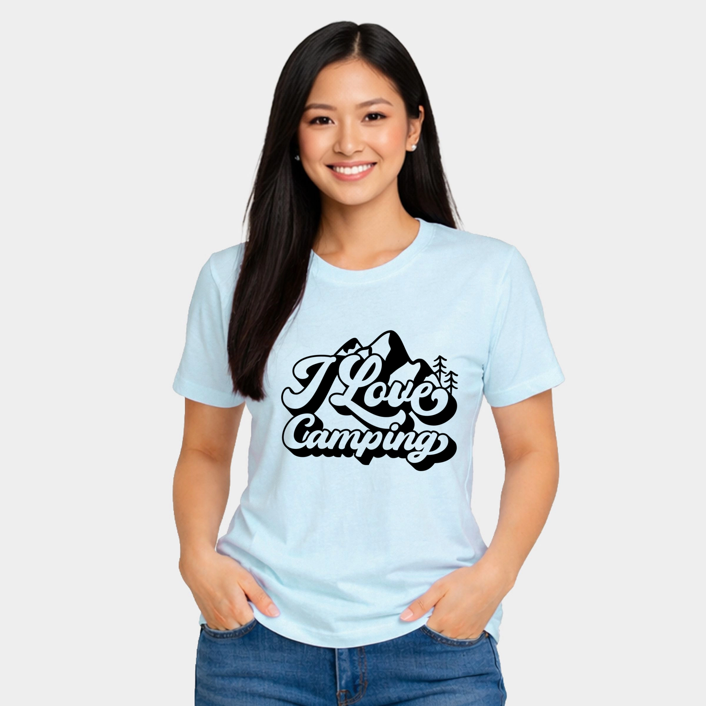 Simply Sage Market - I Love Camping Women's Short Sleeve Graphic T-Shirt