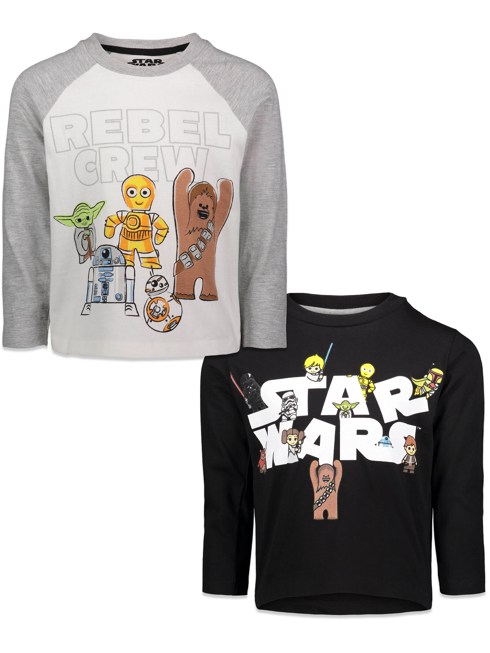Star Wars Boys' 2-Pack Long Sleeve T-Shirts