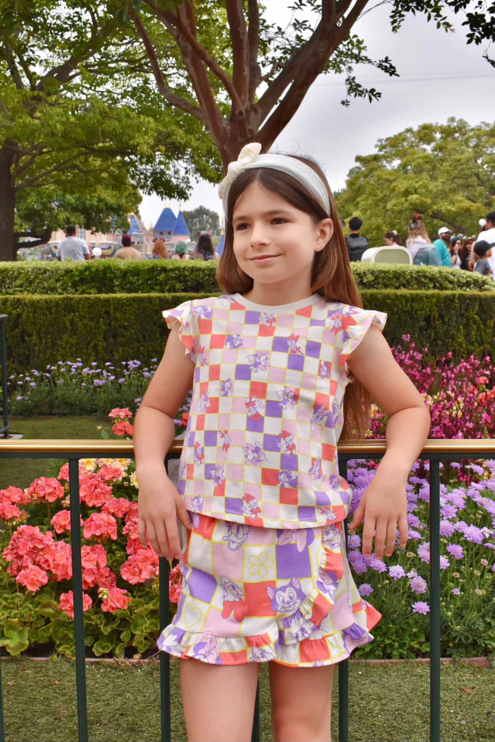 Disney Girls' 2-Piece T-Shirt and Skort Set