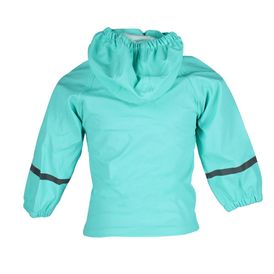 Wootie Little Girl's Solid Color Hooded Rain Coat by