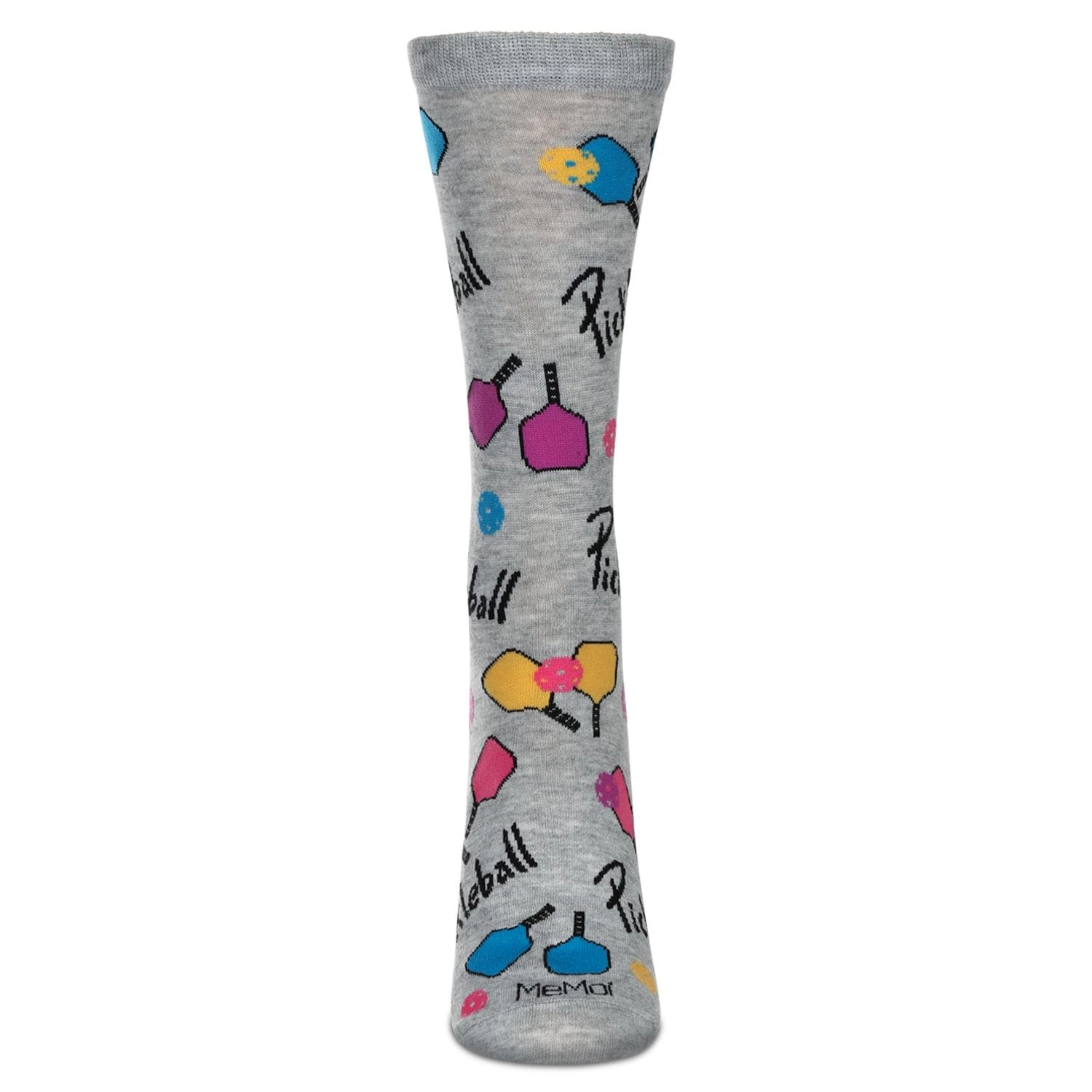 MeMoi Women's Pickleball Paddle Rayon From Bamboo Crew Socks