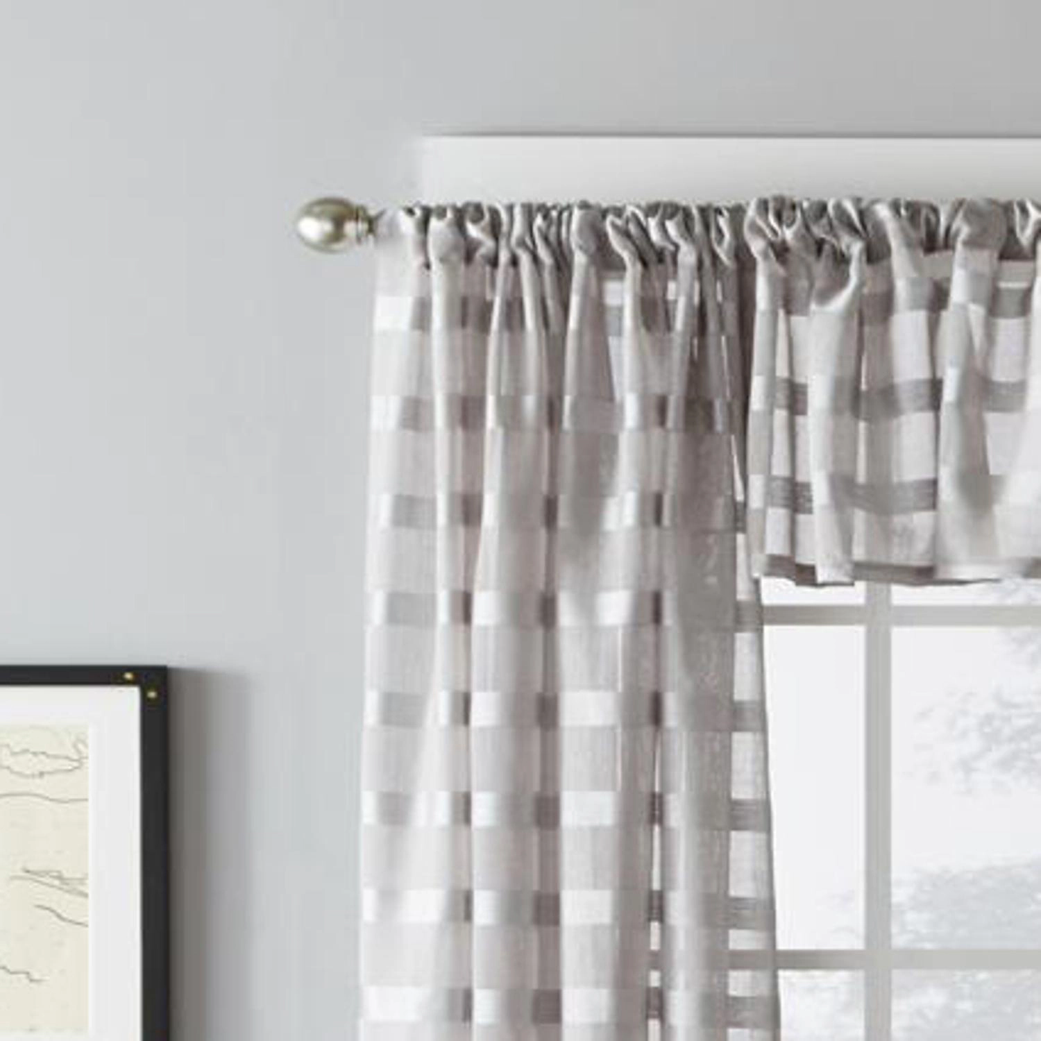 Saturday Knight Ltd Parkland Windowpane Tailored Fabric Panel - 55x95