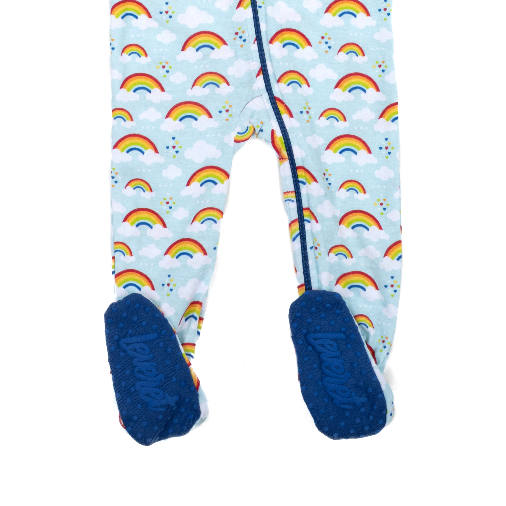 Leveret Baby/Toddler Rainbow Cotton Footed Pajamas