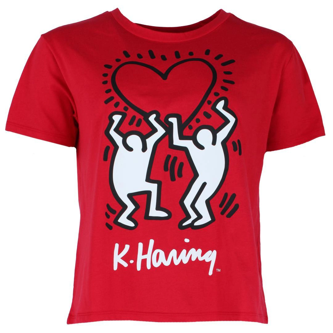 Keith Haring Women's Knit Pajama Set with Shorts