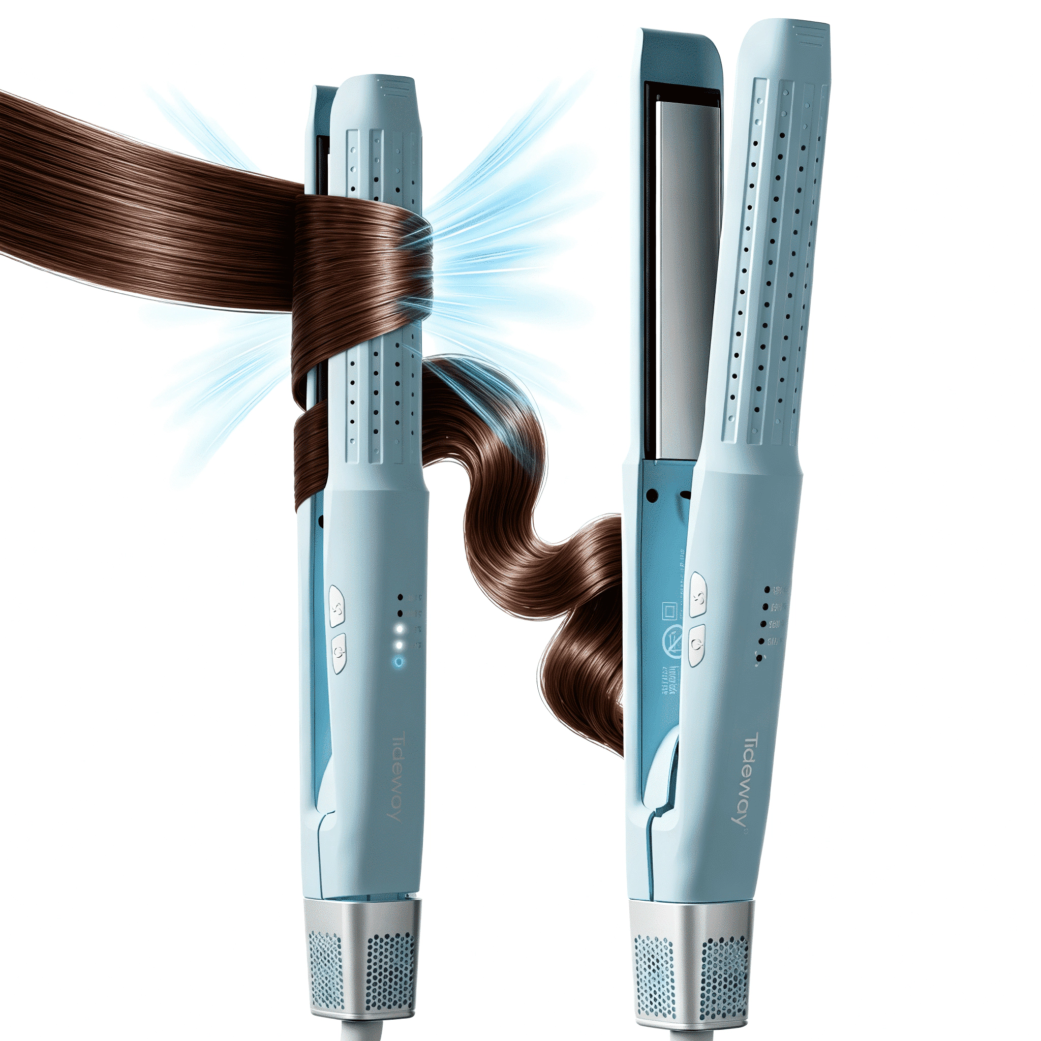 Tideway S11 360° Airflow Styler Hair Straightener and Curler 2-in-1