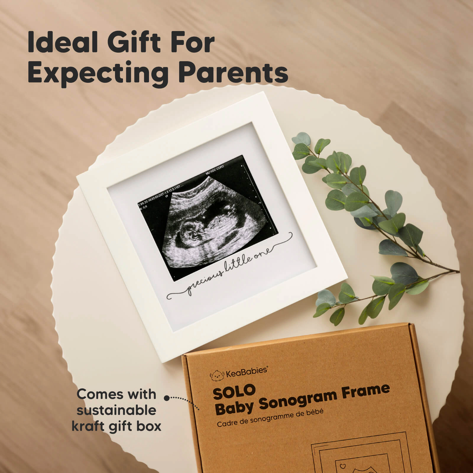 KeaBabies Solo Baby Sonogram Frame