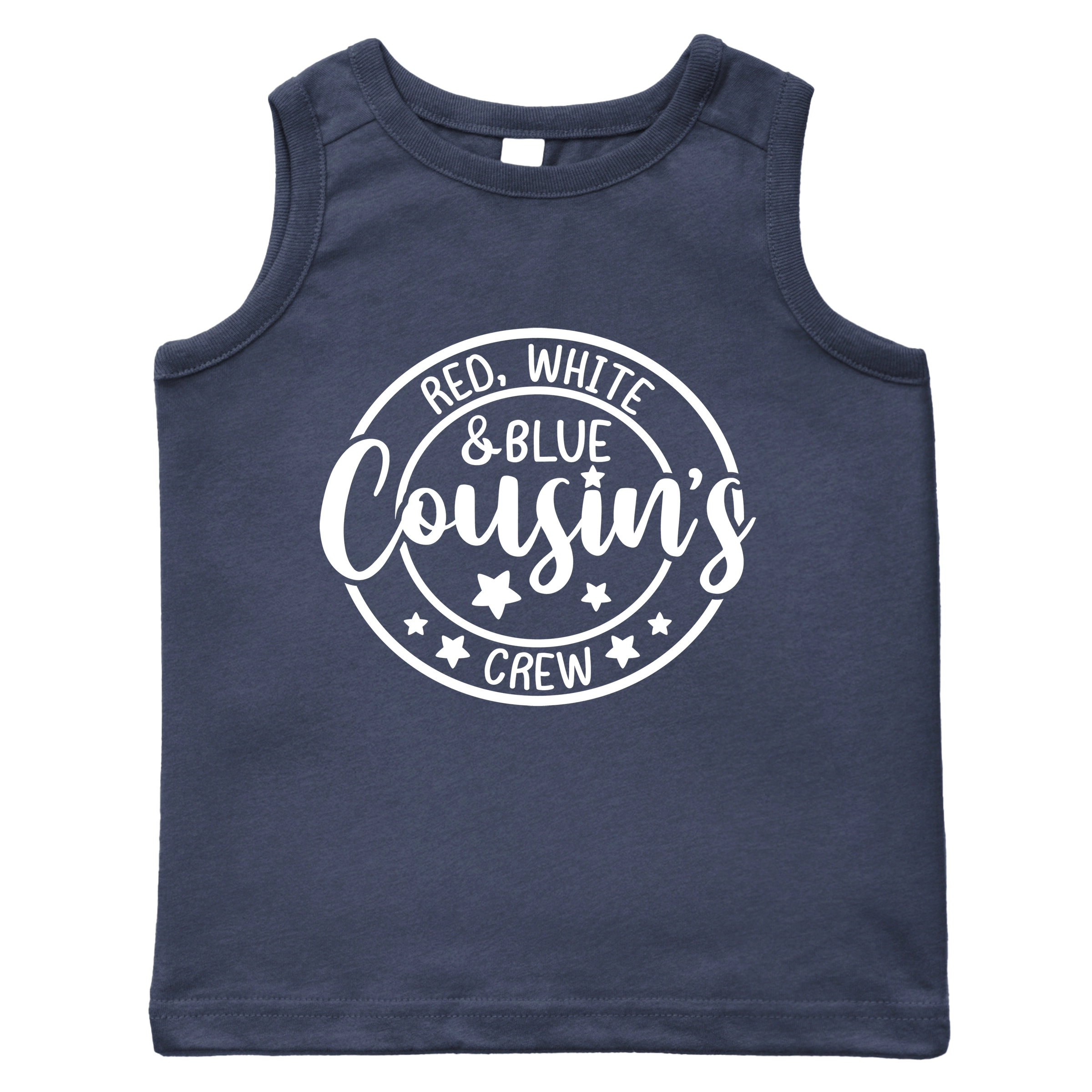 The Juniper Shop - Red White And Blue Cousin's Crew Toddler Graphic Tank