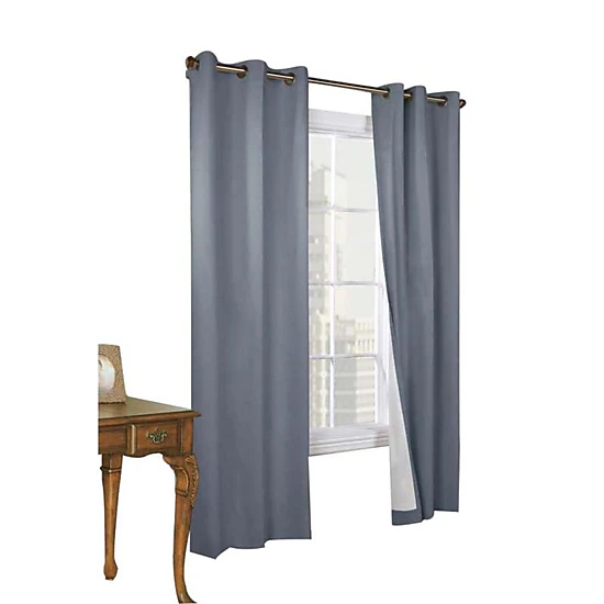 Commonwealth Thermalogic Weather Cotton Fabric Grommet Top Panel Pair - 80x54"
