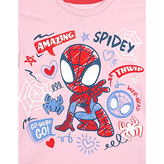 Marvel Spidey and His Amazing Friends Girls' 2-Piece T-Shirt and Leggings Set