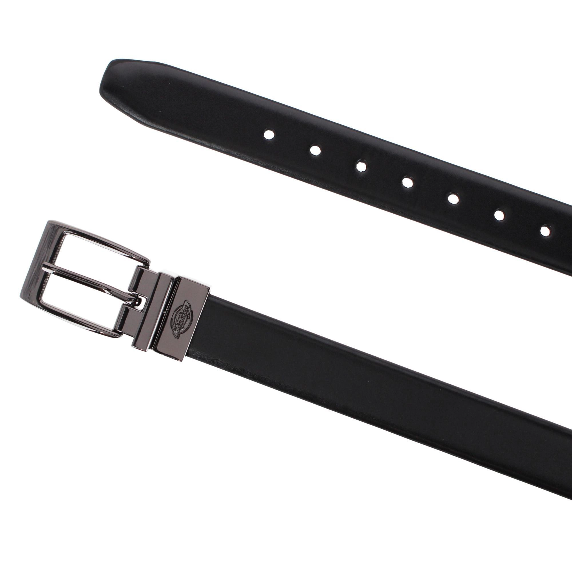 Dickies Boys' Leather Reversible Dress Belt
