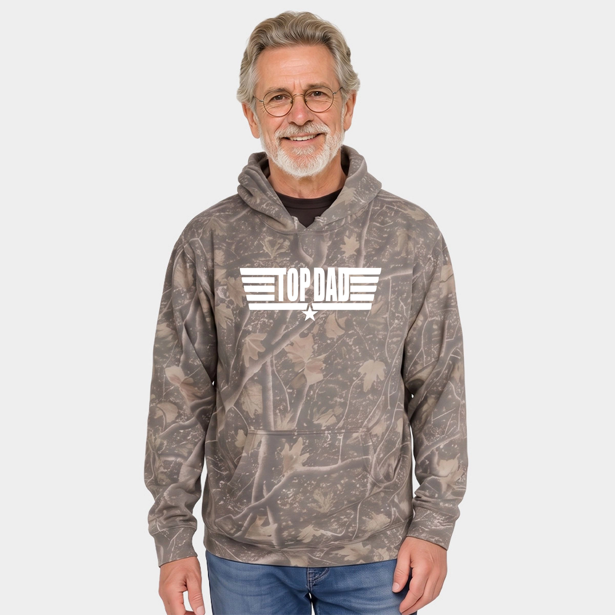 Simply Sage Market - Men's Camo Hoodie Top Dad