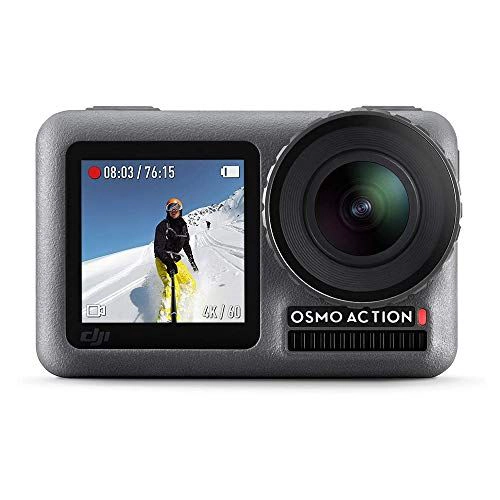 DJI Osmo Action - 4K Action Cam 12MP Digital Camera with 2 Displays 36ft Underwater Waterproof WiFi HDR Video 145