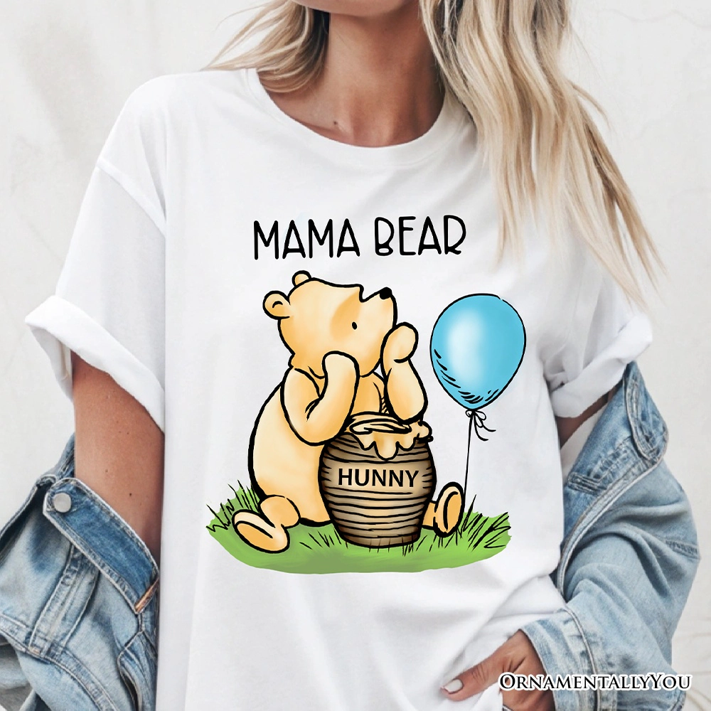 OrnamentallyYou Womens Charming Mama Bear Cute T-Shirt