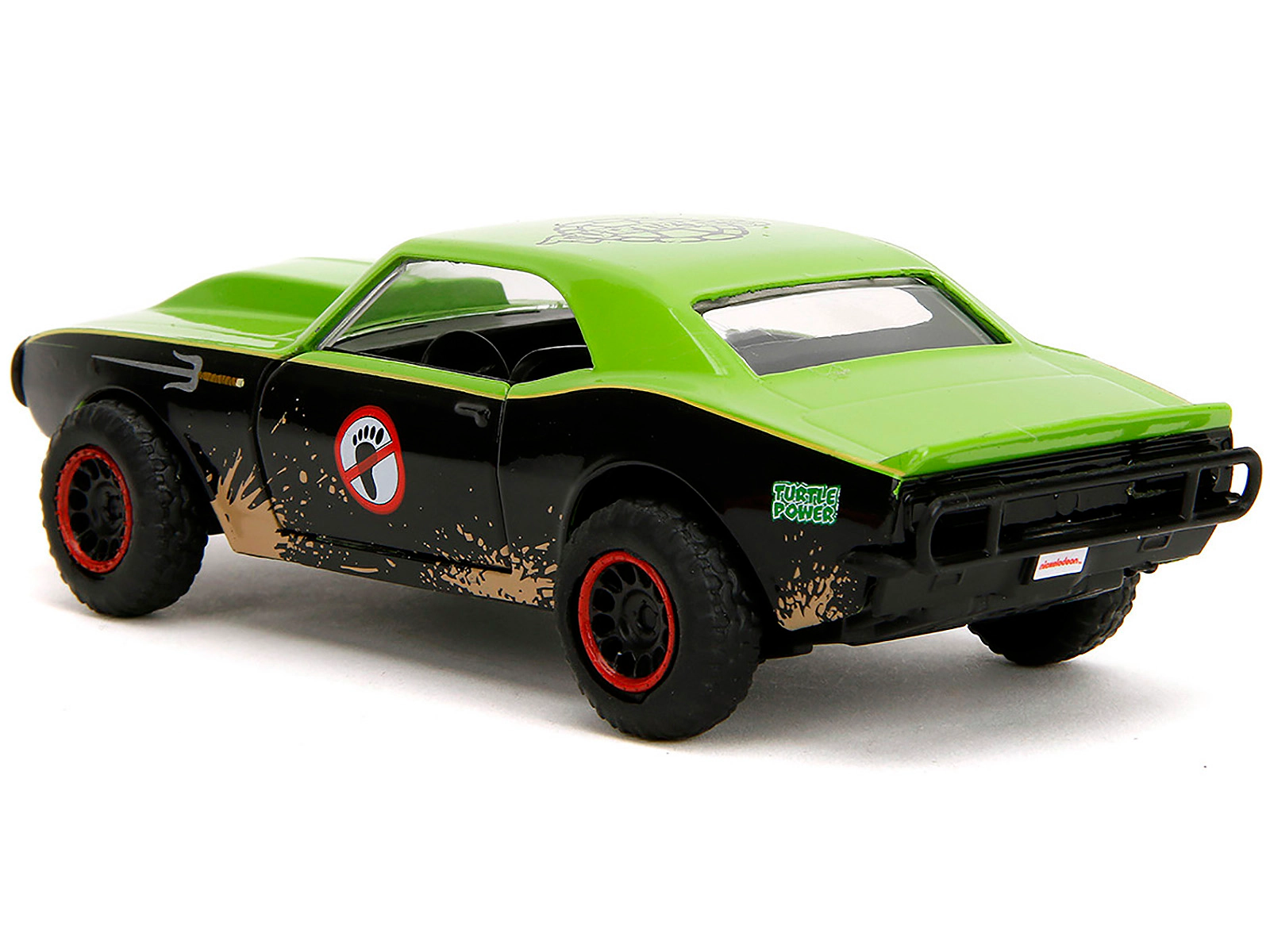 Jada 1967 Chevrolet Camaro "Teenage Mutant Ninja Turtles" Black and Green (Dirty) "Hollywood Rides" Series