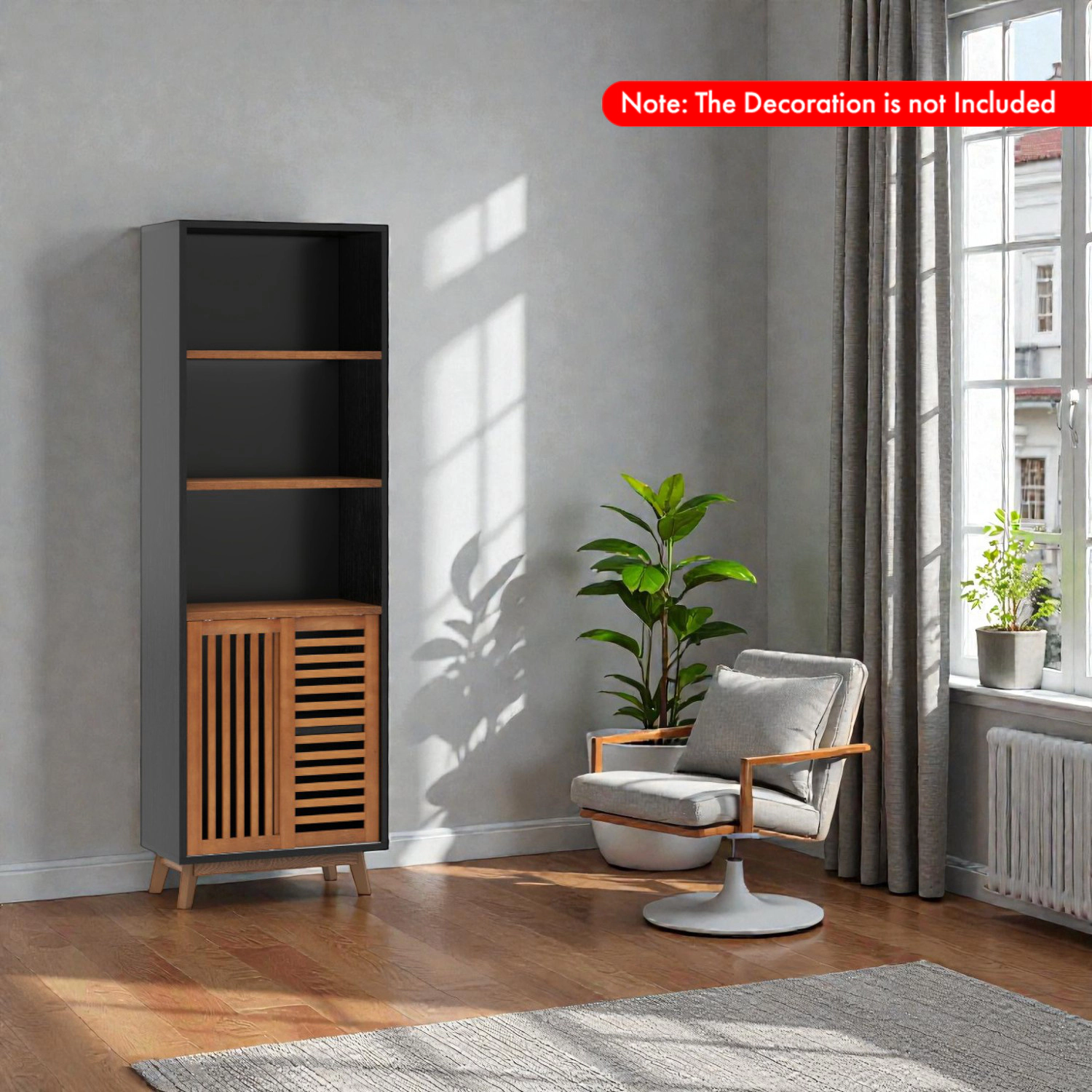Hivvago Reversible Shelf Bookcase